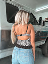 The Dela Zebra Corset