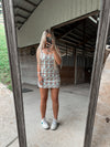 Turquoise Camo Athletic Romper