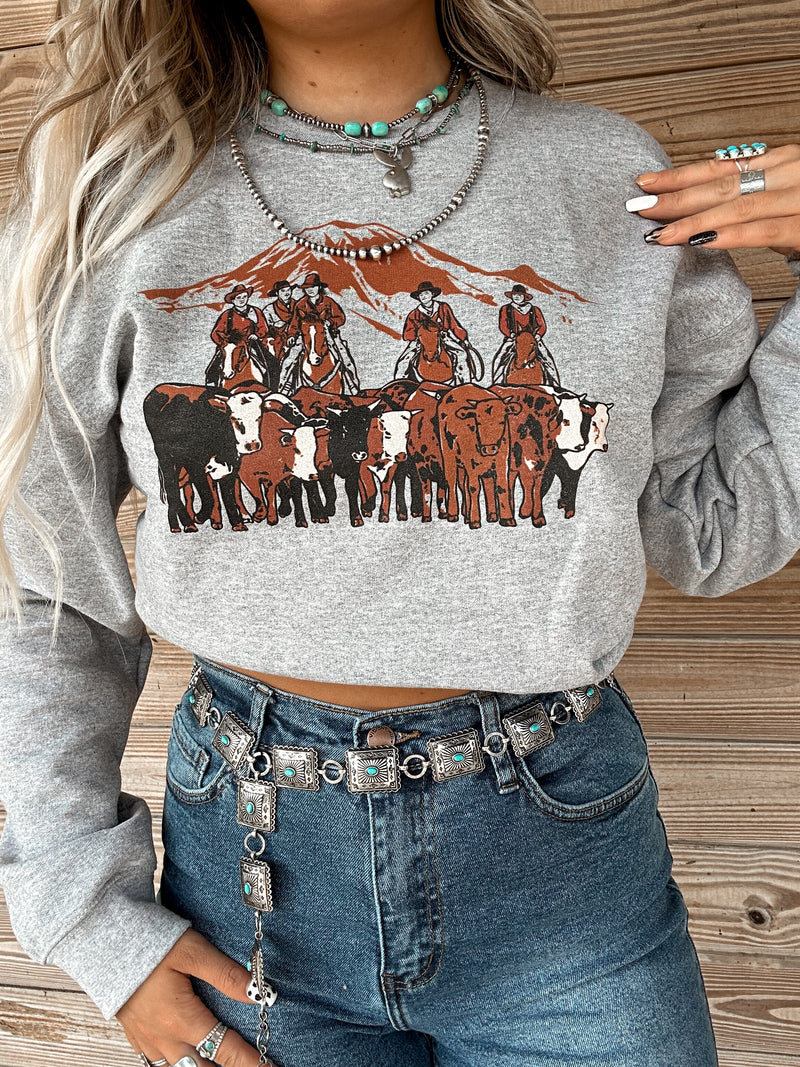 The Round Up Crewneck