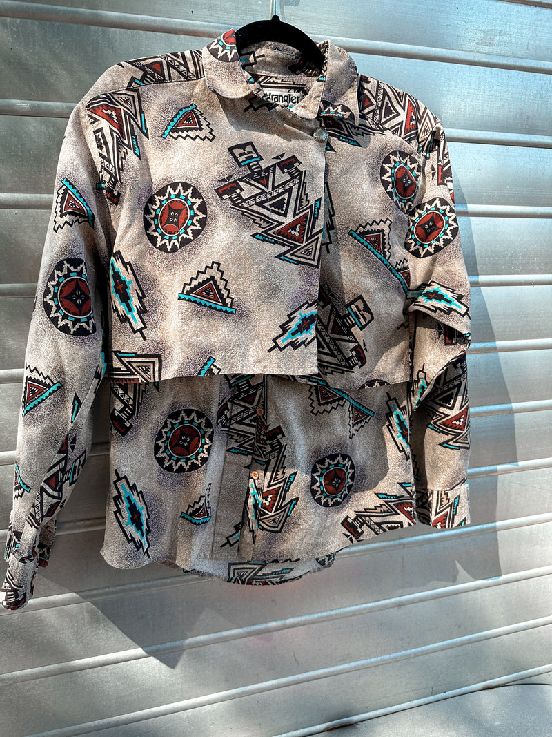 Wrangler Aztec Button Up