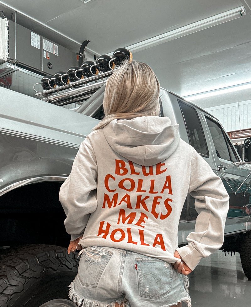 Blue Colla Hoodie