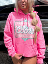 Pink Mountain Water Hoodie
