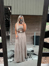 The Tilly Skirt Set- Taupe