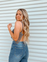 The Stunna Rhinestone Top- Black