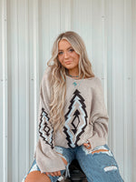 The Jamie Sweater- Taupe