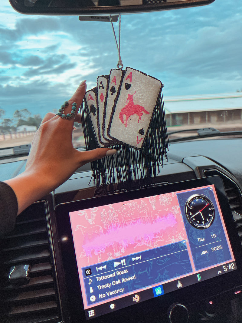 Rodeo Cards Freshie- Pink