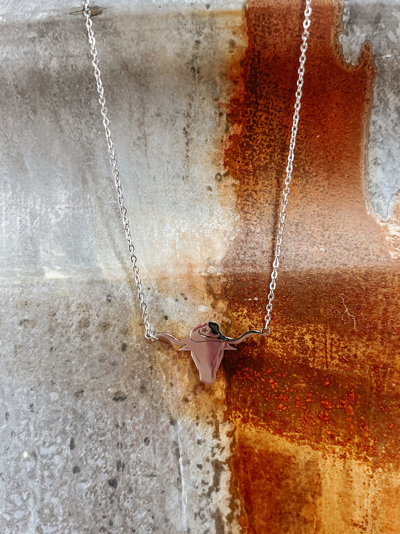 Cowboy Steer Necklace
