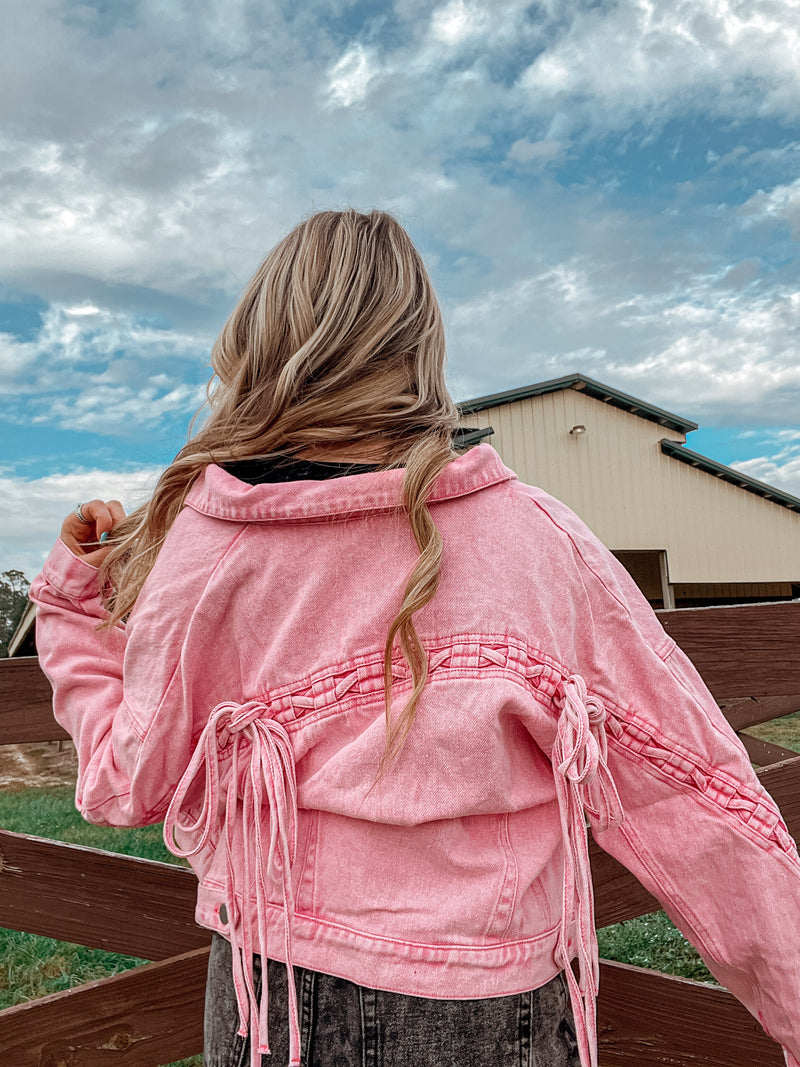 Western Barbie Denim Jacket